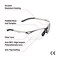 Allen Co Trigger Metal Frame Shooting Safety Glasses, Clear Lenses, ANSI Z87.1+ & CE Rated 2368 - alternate 3